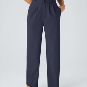 Halara Navy Work Pants Petite Medium